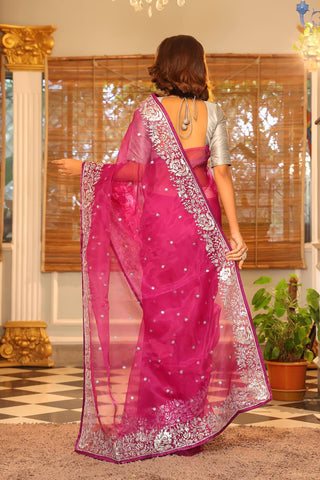 organza-silk-saree-sequence-embroidery-work-color-pink-4
