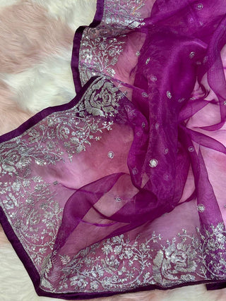 organza-silk-saree-sequence-embroidery-work-color-purple-1