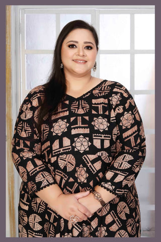 plus-size-premium-riyon-long-kurti-with-print-color-black-4