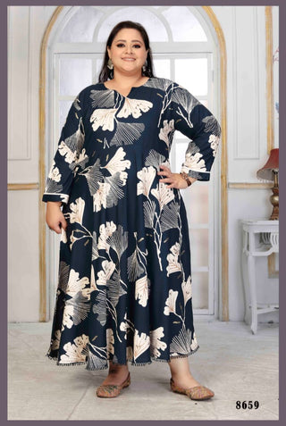 plus-size-premium-riyon-long-kurti-with-print-color-navy-blue-1