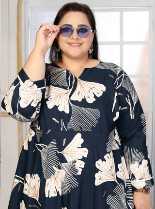plus-size-premium-riyon-long-kurti-with-print-color-navy-blue-4