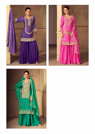 VARMAN DESIGNER SALWAR KAMEEZ FOR WOMEN REAL CHINON FABRIC WITH DIGITAL PRINT READY TO WEAR ID : 10464453034266