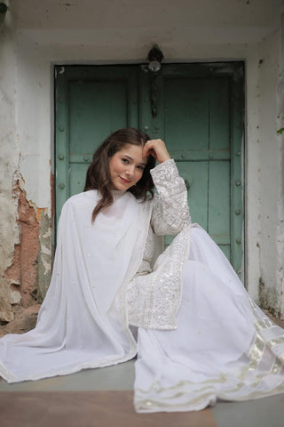 premium-faux-georgette-kurti-sharara-dupatta-set-with-sequins-thread-embroidery-work-color-white-3
