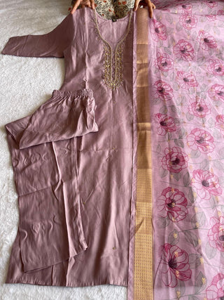 premium-roman-silk-kurti-pant-dupatta-set-embroidery-zari-print-work-color-dull-purple-1