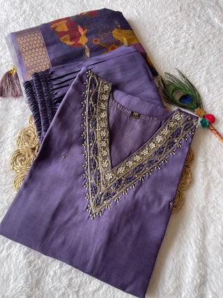 premium-roman-silk-kurti-pant-dupatta-set-embroidery-zari-print-work-color-dusty-purple-3