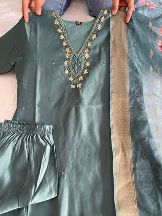 premium-roman-silk-kurti-pant-dupatta-set-embroidery-zari-print-work-color-lunar-green-2