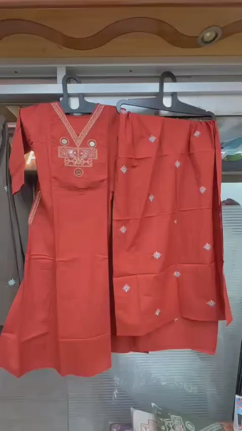pure-cotton-salwar-kameez-dupatta-suit-embroidery-work-color-orangy-red-2