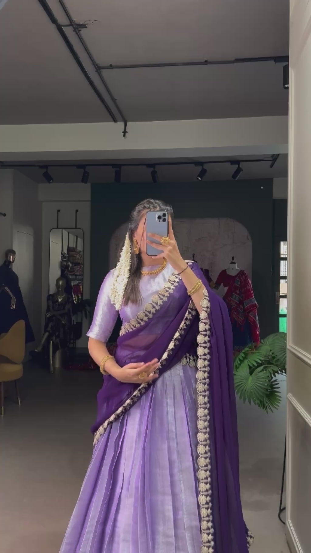 lehenga- choli-dupatta-set-jacquard-silk-weaving-work-color-purple-6