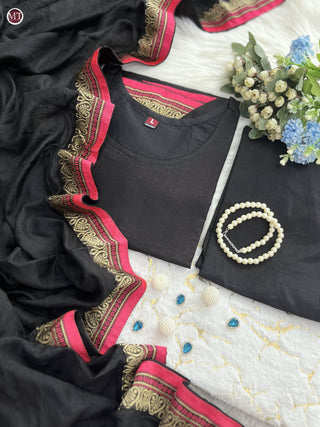 pure-banana-silk-kurti-pant-dupatta-suit-set-print-hand-zari-weaving-work-color-black-6