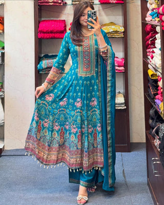 pure-chinon-gown-plazzo-dupatta-with-print-mirror-hand-work-color-blue-1