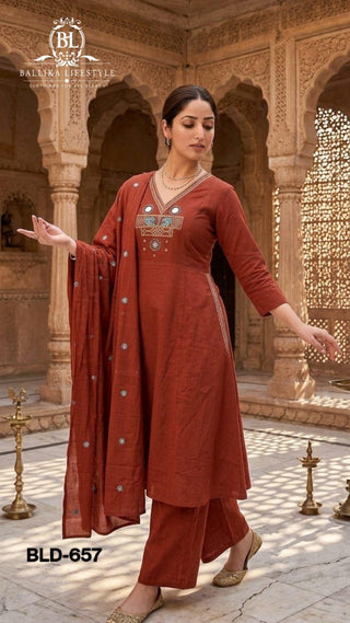 pure-cotton-salwar-kameez-dupatta-suit-embroidery-work-color-orangy-red-1