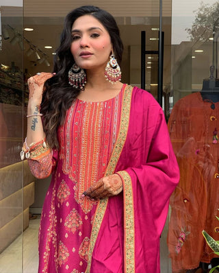 pure-dimond-silk-gown-pant-dupatta-set-with-print-schiffli-hand-work-thread-kodi-work-color-pink-5
