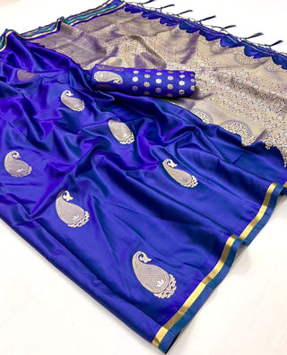 pure-satin-handwoven-saree-color-blue-3