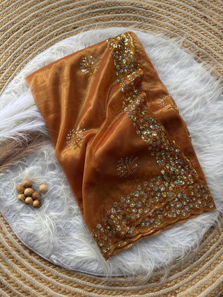 pure-tissue-silk-saree-embroidery-viscos-thread-sequins-work-color-brown-1