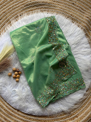 pure-tissue-silk-saree-embroidery-viscos-thread-sequins-work-color-green-1