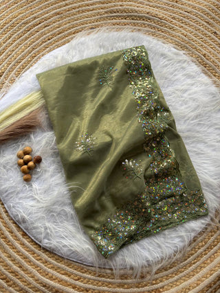 pure-tissue-silk-saree-embroidery-viscos-thread-sequins-work-color-olive-1