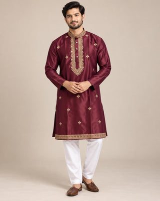 1-4 Days Delivery! Varman Indian Men Short Kurta Pyjama Ready to Wear Party Wear, Listing ID: 10324485603610
