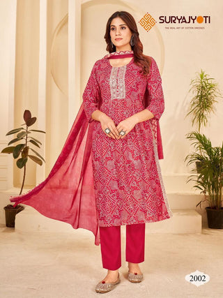 rayon-salwar-bottom-dupatta-set-with-foil-print-work-red