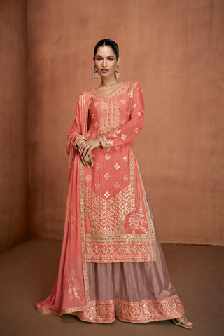 real-chinon-top-pant-dupatta-set-with-embroidery-hand-work-color-orange-1
