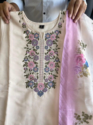 roman-silk-kurti-pant-dupatta-set-sequins-embroidery-print-work-color-cream-3