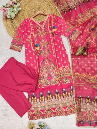 satin-silk-kurti-pant-dupatta-suit-set-with-embroidery-print-lace-work-color-magenta-10