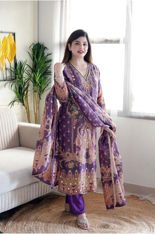 satin-silk-kurti-pant-dupatta-suit-set-with-embroidery-print-lace-work-color-purple-7