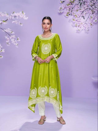 sayuri-chahat-silk-kurti-with-embroidery-hand-moti-touch-work-color-green-1