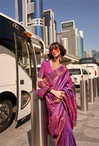 silk-handloom-weaving-saree-color-purple-2