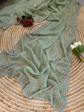 silk-saree-embroidery-work-color-green-1