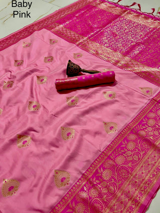 silk-zari-minakari-butta-weaving-border-work-color-pink