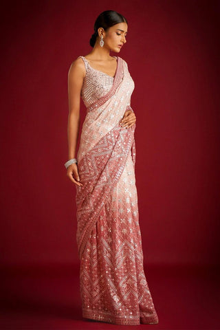 soft-georgette-peding-saree-embrodery-sequence-thread-work-color-red
