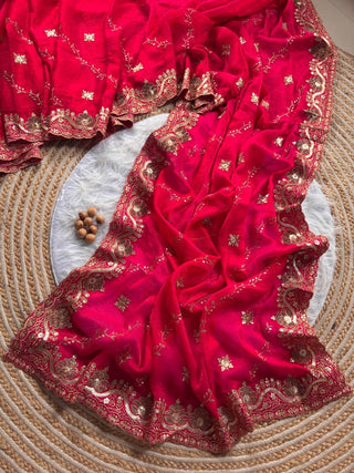 Ship From India! Varman Indian Saree for Women Ready to Wear Saree Soft Silk Party Wear Fully Stitched Blouse, Listing ID: PRE10012827844890