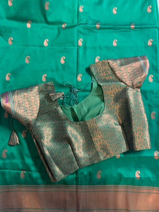 varman-indian-kanchivaram-paithani-silk-blouse