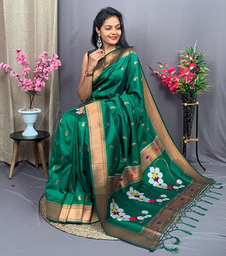 varman-indian-kanchivaram-paithani-silk-green-color-2