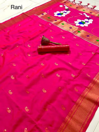 varman-indian-kanchivaram-paithani-silk-red-color