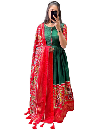 varman-indian-women-gown-suit-georgette-embroidery-green-color