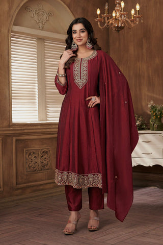 vichitra-salwar-kameez-dupatta-set-with-embroidery-work-color-maroon-1