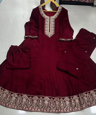 vichitra-salwar-kameez-dupatta-set-with-embroidery-work-color-maroon-3