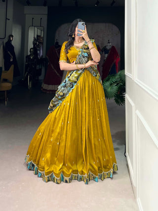 vichitra-silk-lehenga-choli-dupatta-set-sequence-thread-embroidery-work-color-gold-1