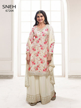 vin-sneh-heavy-chinon-top-plazzo-dupatta-set-with-print-embroidery-sequence-work-color-white