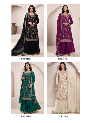 vinay-lekha-chinon-top-sharara-dupatta-set-with-embroidery-work