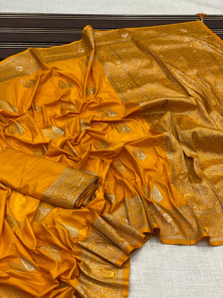 viscos-dola-silk-saree-hand-dying-weaving-latkan-color-yellow-2