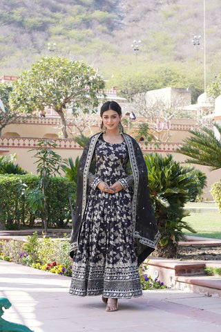 viscose-diable-jacquard-gown-dupatta-with-sequins-embroidery-work-color-black-2