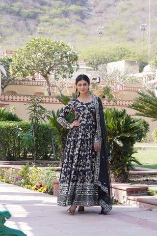 viscose-diable-jacquard-gown-dupatta-with-sequins-embroidery-work-color-black-5