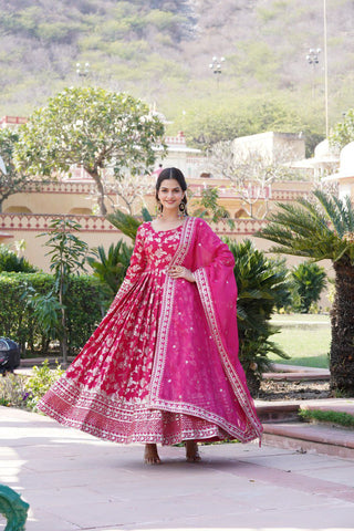 viscose-diable-jacquard-gown-dupatta-with-sequins-embroidery-work-color-pink-3