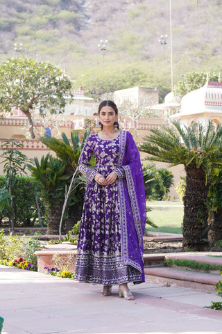 viscose-diable-jacquard-gown-dupatta-with-sequins-embroidery-work-color-purple-4