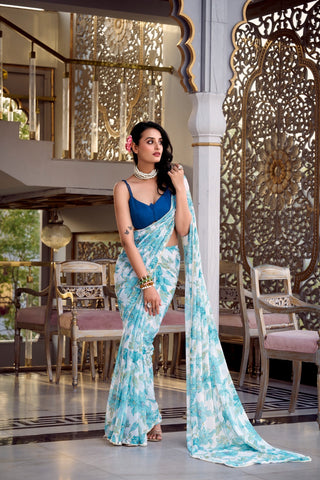 weightless-marbal-sarees-floral-print-with-pearl-lace-border-color-blue-1
