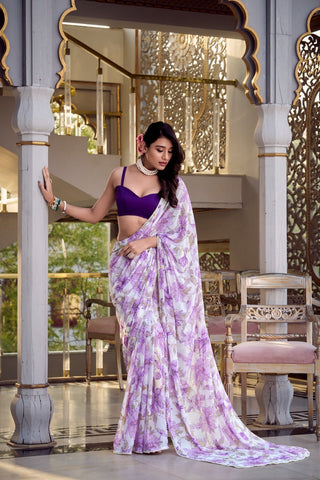 weightless-marbal-sarees-floral-print-with-pearl-lace-border-color-purple-2