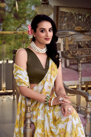 weightless-marbal-sarees-floral-print-with-pearl-lace-border-color-yellow-4