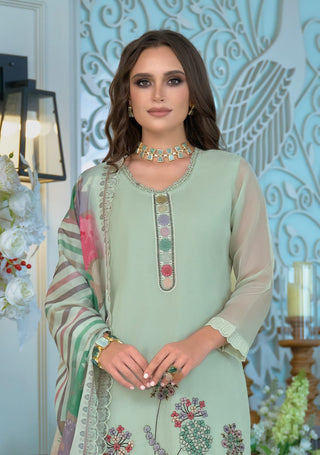 zaveri-larisa-soft-organza-kurti-pant-dupatta-set-with-embroidery-digital-print-work-color-green-3